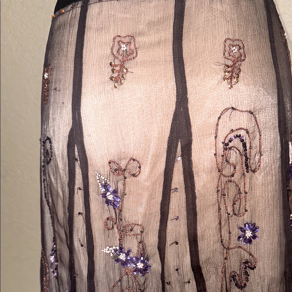 Gorgeous J. Peterman Co Embellished Skirt NWOT - Picture 9 of 16
